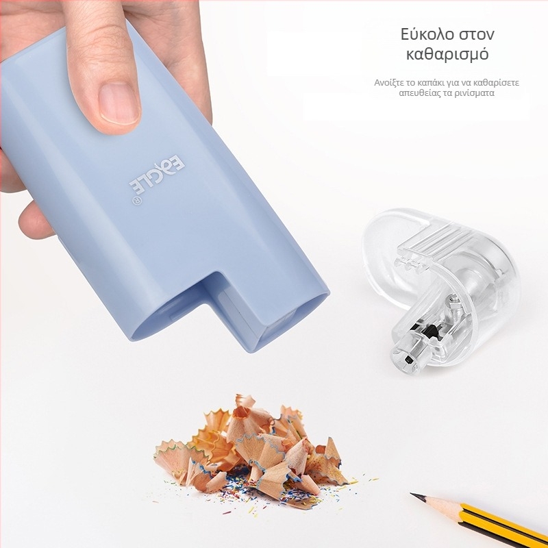 Yier Gao ηλεκτρική ξύστρα για μολύβια, φορητή ξύστρα για μολύβια, ξύστρα για φοιτητές, ξύστρα για μολύβια τέχνης, αντικαταστάσιμη θήκη μαχαιριού