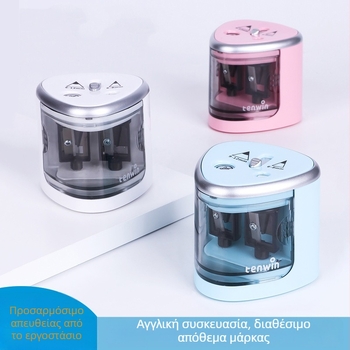 Tenwin Ηλεκτρικό Ξύστρα Διπλής Τρύπας Ημιαυτόματο Πάχος Δύο Τρύπες Ξύστρα Διασυνοριακής Μπαταρίας Μοντέλο 8004