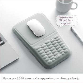 Μαξιλάρι ποντικιού καρπού με αφρό μνήμης, απαλό, αργής ανάκαμψης, φιλικό προς το δέρμα, απλό μαξιλάρι γραφείου, μαξιλάρι ποντικιού καρπού σιλικόνης