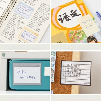 Αφαιρούμενα αυτοκόλλητα σημειώματα post-it με έντονη κολλητική ικανότητα για μαθητές με λάθος θέμα. Σημειώσεις post-it με αυτοκόλλητα υψηλής διόρθωσης χρώματος.