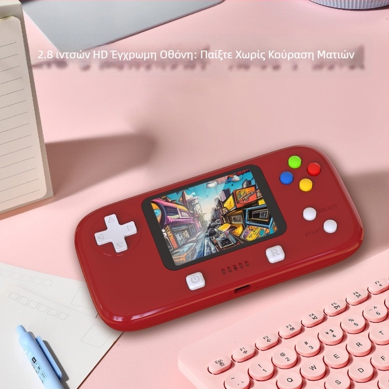 Κονσόλα παιχνιδιών χειρός κατασκευαστή Tetris Κονσόλα παιχνιδιών παιδικής ηλικίας 400 σε 1 Νοσταλγική ρετρό μίνι φορητή κονσόλα διασυνοριακής χρήσης