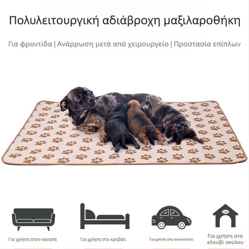 Μαξιλάρι πάνας για κατοικίδια, πλενόμενο, αντιολισθητικό, πάνα για γάτες και σκύλους, επαναλαμβανόμενης απορρόφησης, πάνα εκπαίδευσης για σκύλους