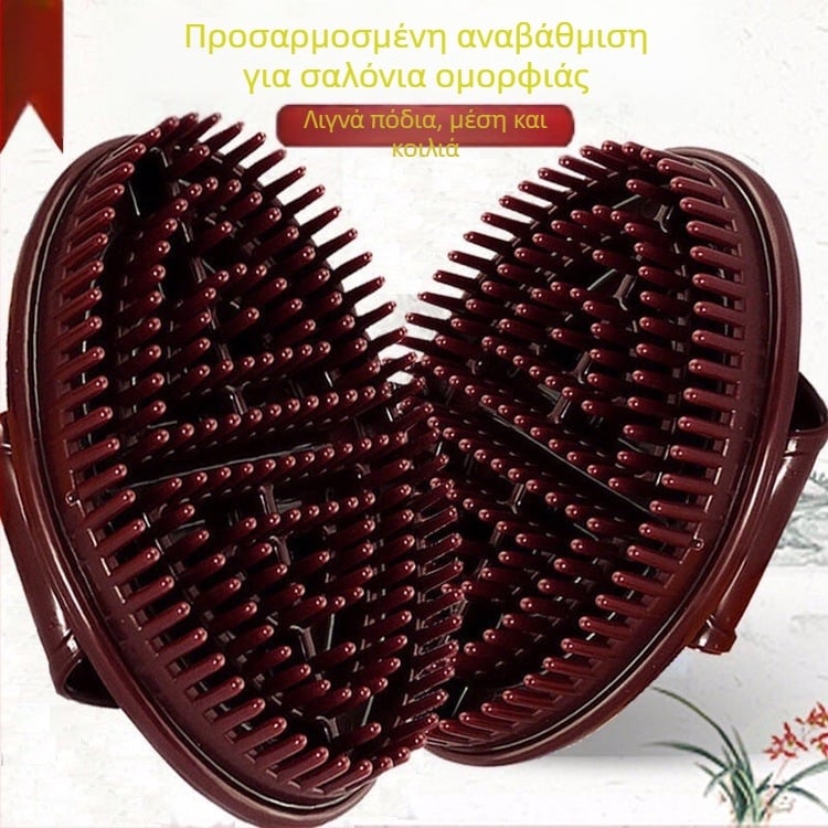 Meridian Brush Beauty Salon Ειδική βούρτσα απώλειας βάρους Μαλακή βούρτσα αιθέριων ελαίων Σιλικόνης για καύση λίπους Γνήσια βούρτσα μασάζ Five Elements για μείωση λίπους στην κοιλιά