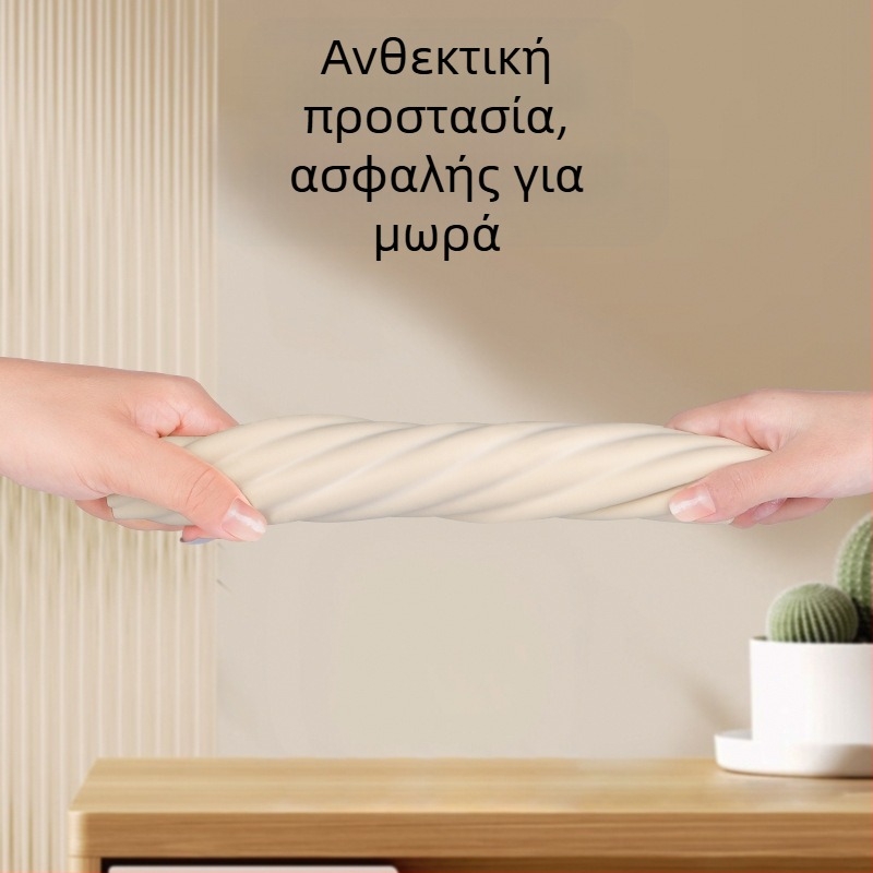 Λωρίδα αντισύγκρουσης για οικιακή γωνία τραπεζιού σαλονιού, προστασία περιβάλλοντος, υλικό NBR, μη τοξικό, αντικολλητική, μαλακή ταινία προστασίας άκρων 2 m