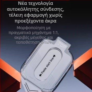 Προστατευτική μεμβράνη AppleWatch εξαιρετικά χωρίς σκόνη, μεμβράνη σκληρυμένη για AppleWatch από κράμα τιτανίου