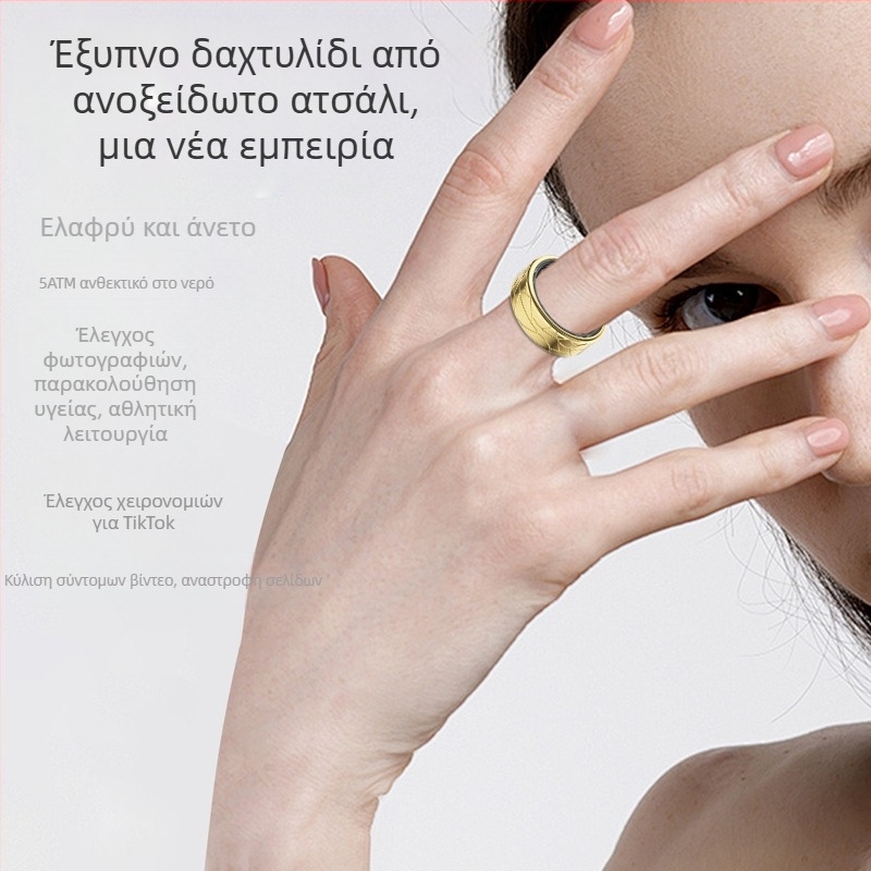 Το ηλεκτρονικό βιβλίο TikTok μπορεί να χρησιμοποιηθεί με τρέμολο για την παρακολούθηση του καρδιακού ρυθμού, του οξυγόνου στο αίμα, του ύπνου και των φωτογραφιών, αθλημάτων, γυναικείας υγείας, έξυπνου δαχτυλιδιού