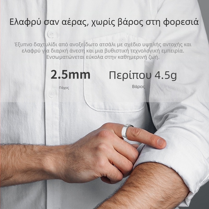 Το ηλεκτρονικό βιβλίο TikTok μπορεί να χρησιμοποιηθεί με τρέμολο για την παρακολούθηση του καρδιακού ρυθμού, του οξυγόνου στο αίμα, του ύπνου και των φωτογραφιών, αθλημάτων, γυναικείας υγείας, έξυπνου δαχτυλιδιού