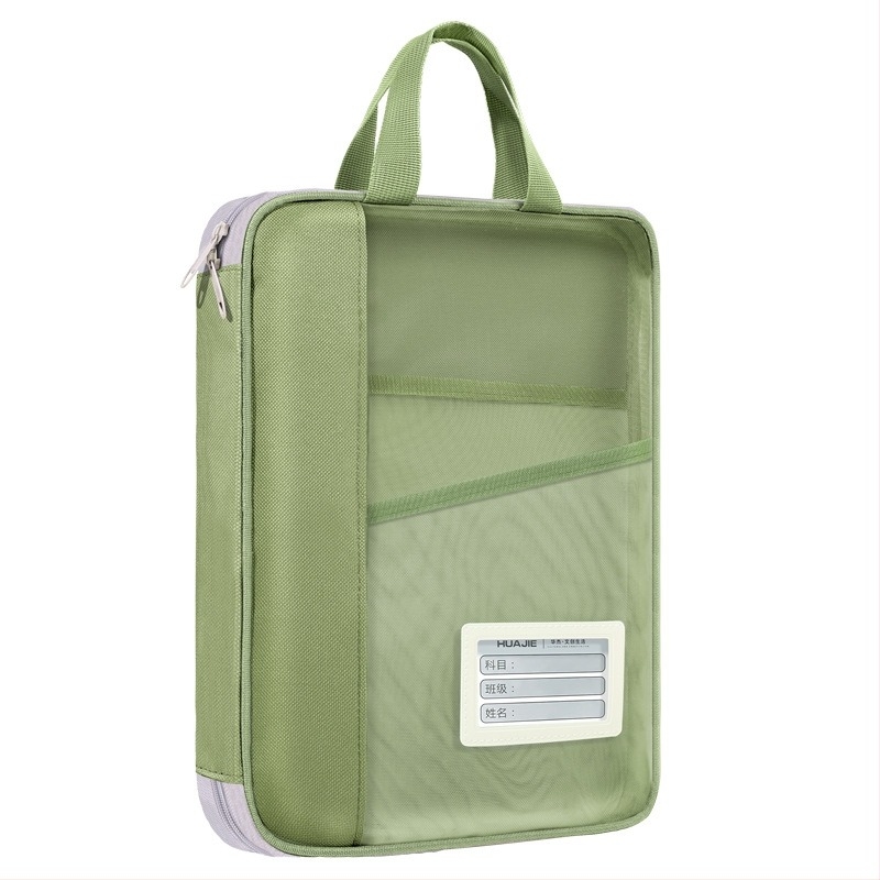 Τσάντα αρχείων Huajie Διαφανής τσάντα αρχείων Τσάντα χειρός Τσάντα βιβλίων μεταφοράς μαθητή Συμπληρωματική τσάντα τεστ Τσάντα εργασιών Τσάντα μελέτης