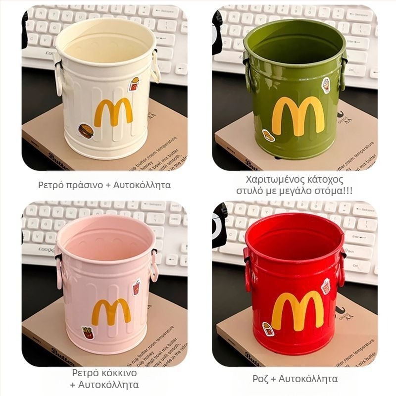 Ins υψηλής αξίας εξατομικευμένη θήκη στυλό για φοιτητή γραφείο γραφείου μεγάλης χωρητικότητας χαριτωμένος απλός ρετρό κουβάς αποθήκευσης