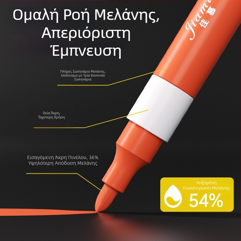 Εύκολο στο πλύσιμο ακρυλικό μαρκαδόρο, εύκολο στο πλύσιμο, στυλό ακουαρέλας για παιδιά δημοτικού σχολείου, αδιαφανές και στοιβαζόμενο νηπιαγωγείο