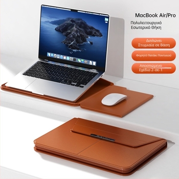 Πολυλειτουργική εσωτερική τσάντα φορητού υπολογιστή 14 ιντσών με προστατευτικό κάλυμμα βάσης 15,3m2/3 με φερμουάρ Τσάντα υπολογιστή σε απόθεμα