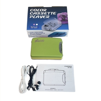 Bayin box διασυνοριακό νέο κασετόφωνο walkman με ακουστικά φορητό ραδιόφωνο κασετόφωνο αγγλική αναπαραγωγή ακρόασης