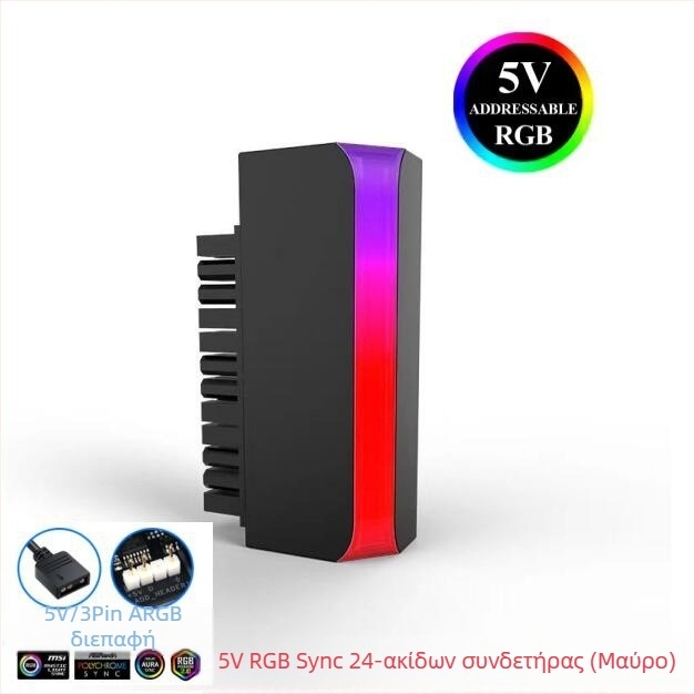 Επιτραπέζιος υπολογιστής, τροφοδοτικό ATX 24P, κεφαλή τιμονιού 24P, μητρική πλακέτα υπολογιστή, κεφαλή εκπομπής φωτός τιμονιού 24P