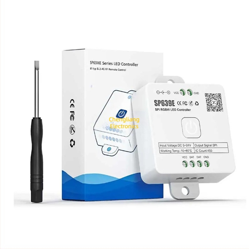 SP638E τριών καναλιών μαγικό έγχρωμο LED ελέγχου RGB, ελεγκτής μουσικής Bluetooth