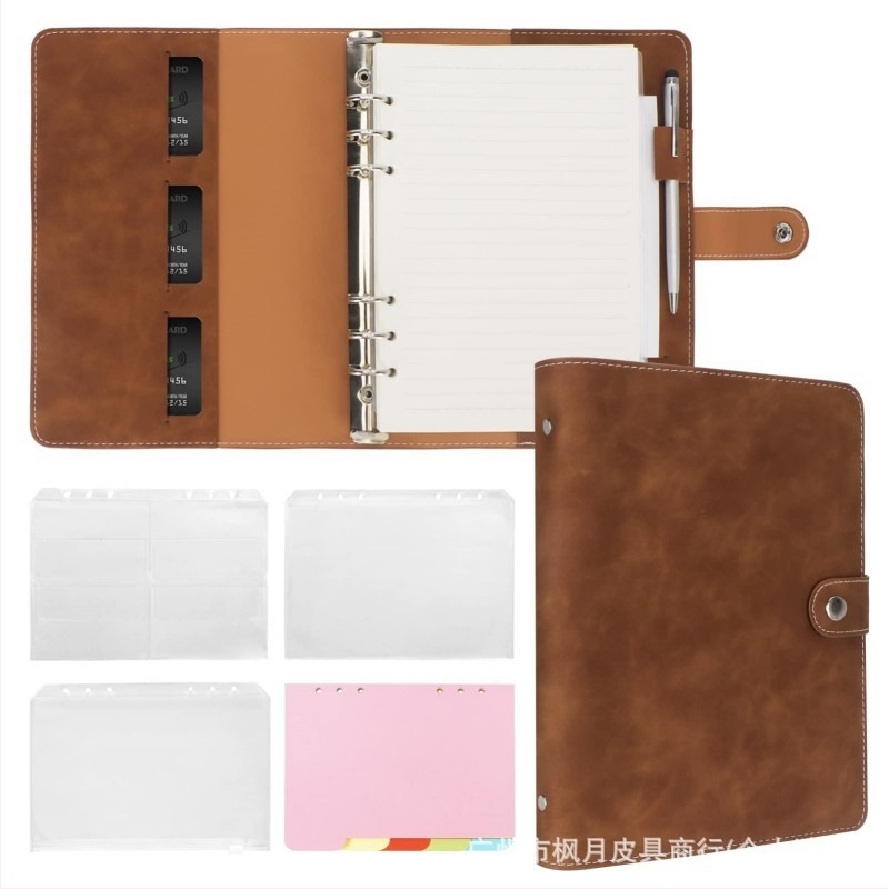 Δερμάτινο κάλυμμα σημειωματάριου με κλιπ σε ιαπωνικό στιλ, μοντέρνο δερμάτινο κάλυμμα με κλιπ σε σχήμα φύλλου, προστατευτικό κάλυμμα βιβλίου ηχογράφησης για άνδρες και γυναίκες
