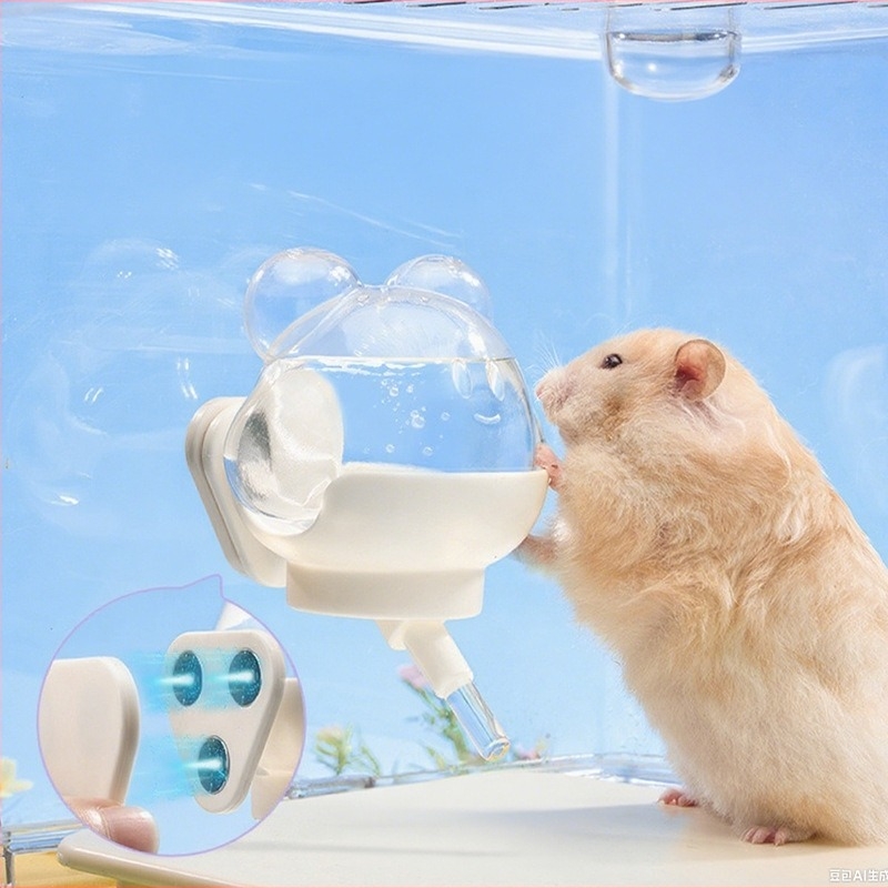 Μαγνητική σκούπα νερού για χάμστερ, επιτοίχια σκούπα νερού για κουνέλι, Golden Bear, ταΐστρα νερού για ινδικά χοιρίδια, μικρά είδη κατοικίδιων ζώων
