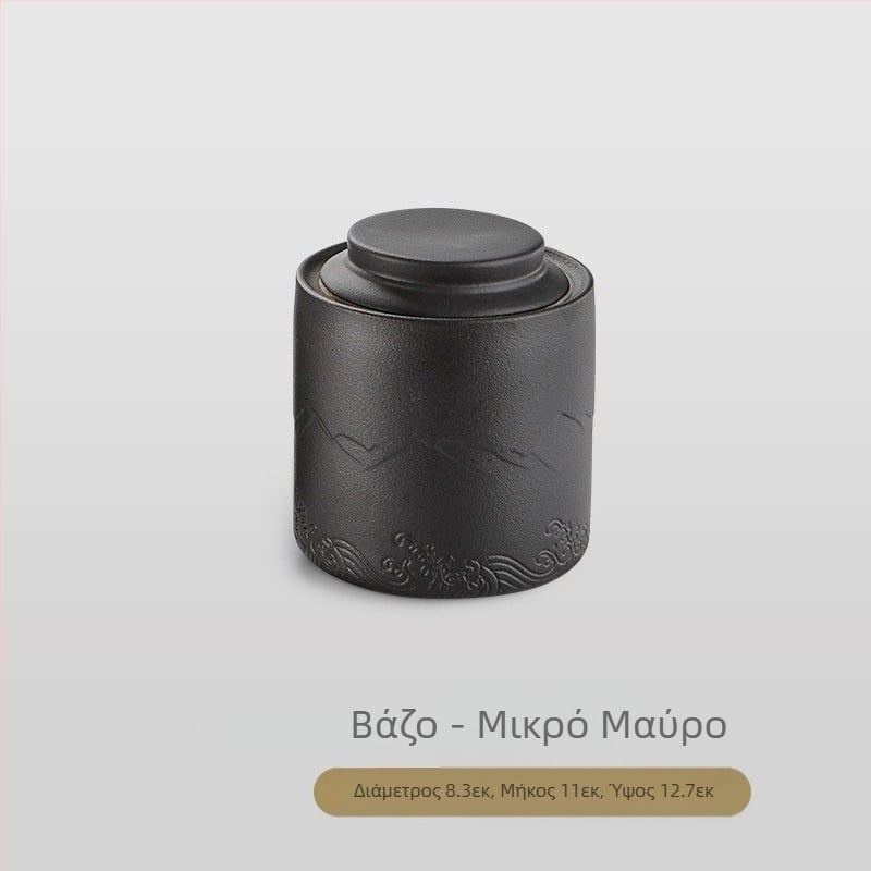 Τεφροδόχος κατοικίδιων ζώων Λευκό Μαύρο Ανάγλυφο Τοπίο Xiangyun Θαλάσσιος Κυματισμός Μνημείο Θανάτου Γάτα Σκύλος Γεύση Φωτιάς