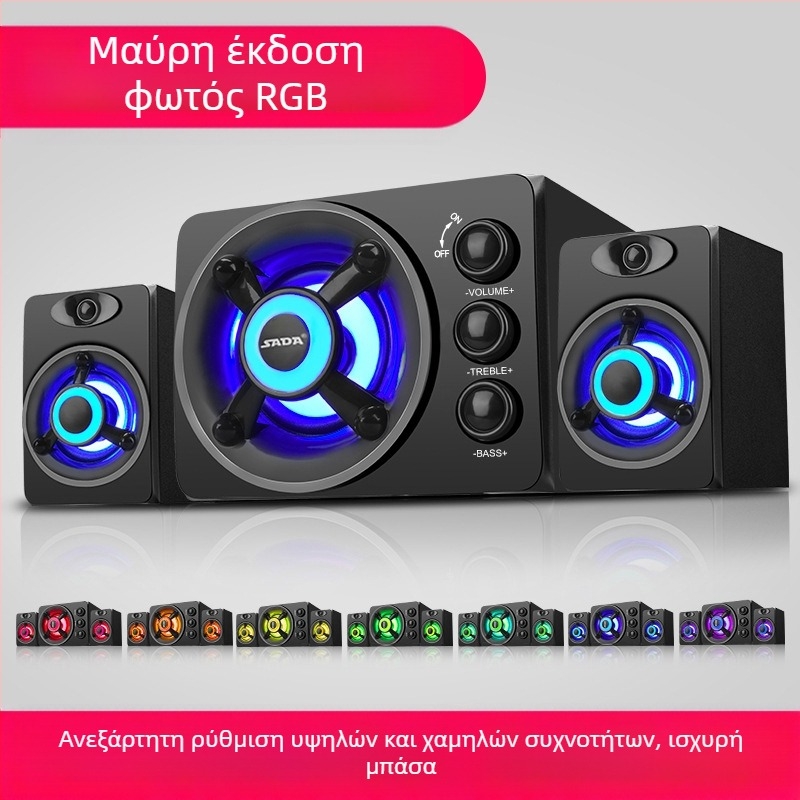 Διασυνοριακός υπολογιστής με καλώδιο Bluetooth Audio Desktop Universal δημιουργική προσωπικότητα USB μικρό ηχείο desktop subwoofer χονδρικής