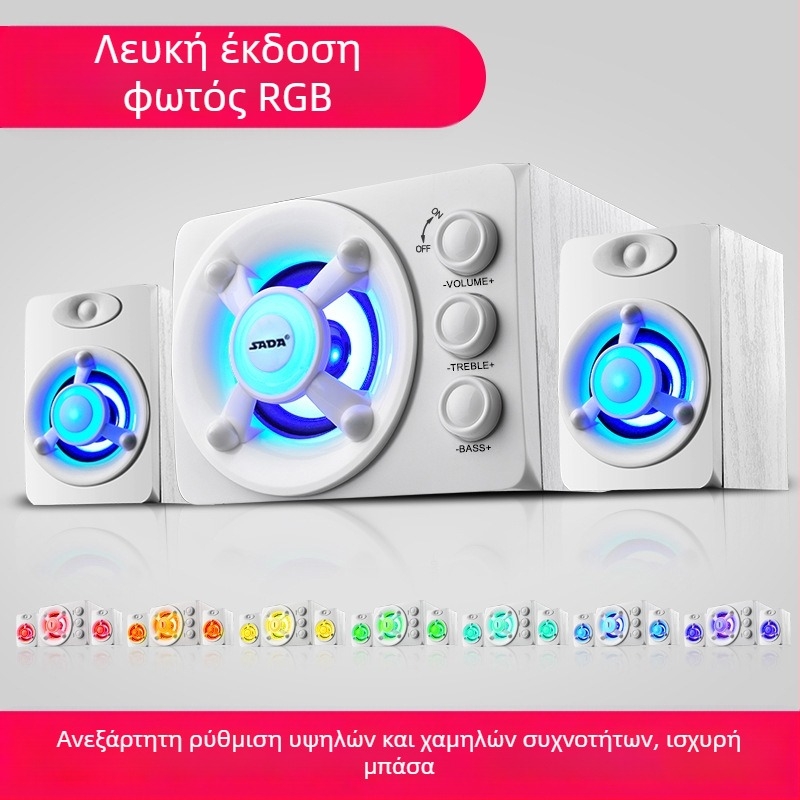 Διασυνοριακός υπολογιστής με καλώδιο Bluetooth Audio Desktop Universal δημιουργική προσωπικότητα USB μικρό ηχείο desktop subwoofer χονδρικής