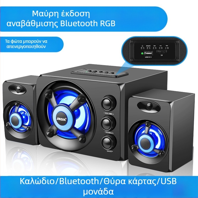 Διασυνοριακός υπολογιστής με καλώδιο Bluetooth Audio Desktop Universal δημιουργική προσωπικότητα USB μικρό ηχείο desktop subwoofer χονδρικής