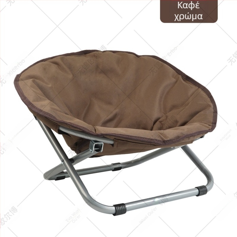 Πτυσσόμενη καρέκλα κρεβατιού κατοικίδιων ζώων Φορητή στρογγυλή υπερυψωμένη καρέκλα γάτας Αδιάβροχο κρεβάτι μικρού σκύλου Κρεβάτι φεγγαριού κατοικίδιων ζώων