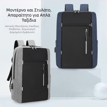 Σακίδιο πλάτης εξωτερικού εμπορίου πολυλειτουργικό ανδρικό σχολικό σακίδιο πλάτης σετ τριών τεμαχίων μεγάλης χωρητικότητας επαγγελματικό σακίδιο υπολογιστή