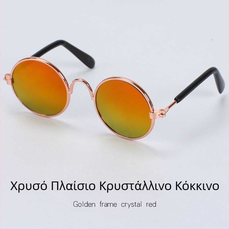 Γυαλιά ηλίου γάτας απευθείας από το εργοστάσιο, γυαλιά ηλίου για σκύλους, αστεία καπέλα Teddy Personality, αξεσουάρ για κατοικίδια, γυαλιά ηλίου για γάτες σε απόθεμα