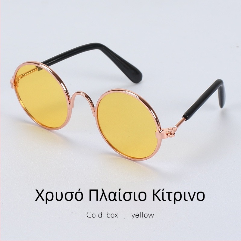 Γυαλιά ηλίου γάτας απευθείας από το εργοστάσιο, γυαλιά ηλίου για σκύλους, αστεία καπέλα Teddy Personality, αξεσουάρ για κατοικίδια, γυαλιά ηλίου για γάτες σε απόθεμα