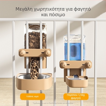 Αυτόματη ταΐστρα για γάτες, σκύλοι, αυτοεξυπηρέτηση, χονδρική, μπολ για γάτες, μπολ με αντικραδασμική κρέμαση, προμήθειες κατοικίδιων ζώων