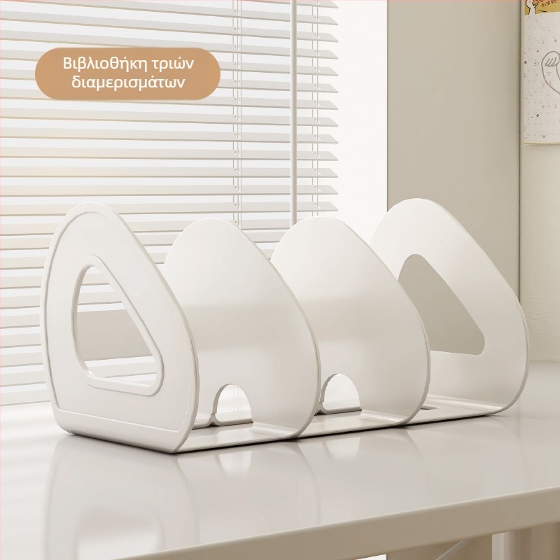 Επιτραπέζιο κουτί αποθήκευσης βιβλιοθήκης διαφανές βιβλίο φοιτητών γραφείου διαχωριστικό ακρυλικό στυλό θήκη αποθήκευσης ράφι