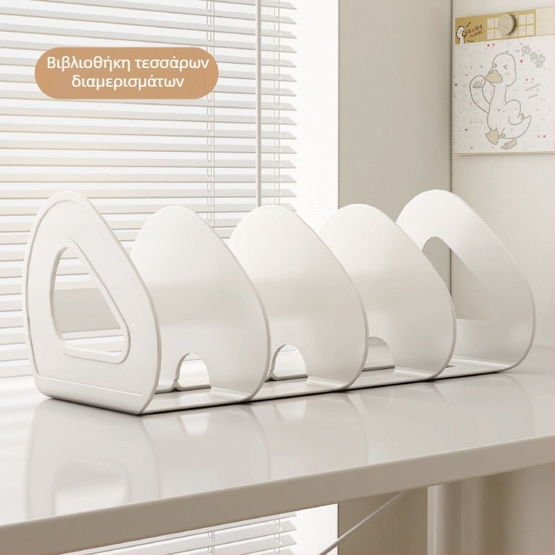 Επιτραπέζιο κουτί αποθήκευσης βιβλιοθήκης διαφανές βιβλίο φοιτητών γραφείου διαχωριστικό ακρυλικό στυλό θήκη αποθήκευσης ράφι