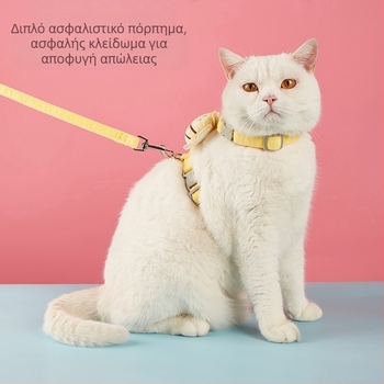 Λουρί γάτας σε σχήμα Ι, λουρί στήθους, προμήθειες κατοικίδιων ζώων, λουρί γάτας, σχοινί πεζοπορίας, στήθος πλάτης χονδρικής