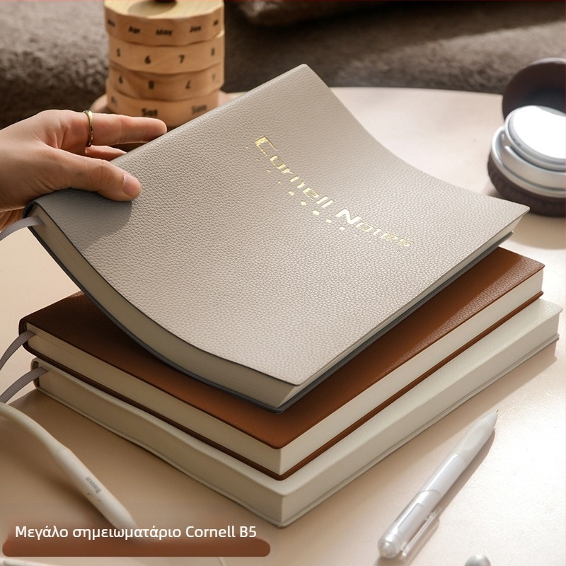 B5 Cornell Thickened High Efficiency 5r Memory Notebook Εκτυπώσιμο λογότυπο Grid Horizontal Line Review Notebook