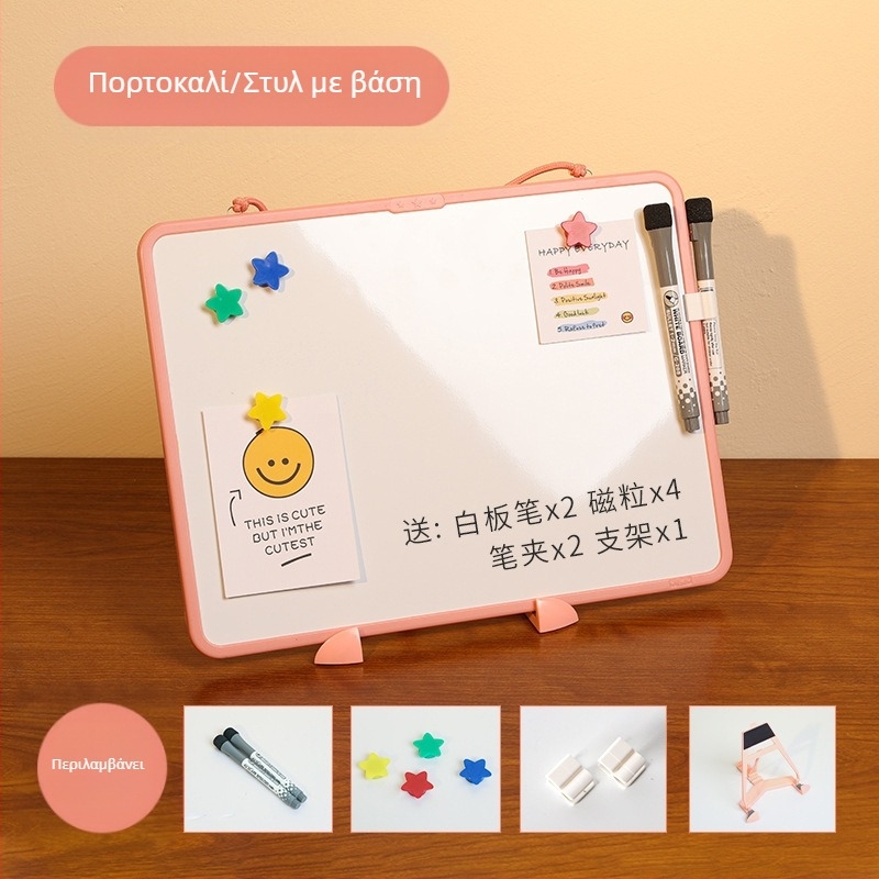 Funi Teaching Writing Board Διαγράψιμος Πίνακας Γραφής Παιδικός Οικιακός Λευκός Πίνακας Διπλής Όψης Μαγνητικός Κρεμαστός Επιτραπέζιος Μικρός Λευκός Πίνακας