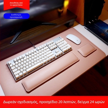 Διασυνοριακό απλό δερμάτινο mousepad εξαιρετικά μεγάλο μαλακό στήριγμα καρπού, πληκτρολόγιο, στήριγμα χεριών υπολογιστή, παρτίδα επιτραπέζιων μαξιλαριών