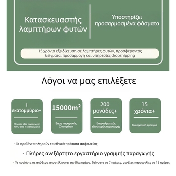 Λάμπα Φυτών T20 Λάμπα Ανάπτυξης Πλήρους Φάσματος Λάμπα Παχύφυτων Συμπληρωματικό Φως Πράσινων Φυτών Λάμπα Ανάπτυξης Λουλουδιών LED