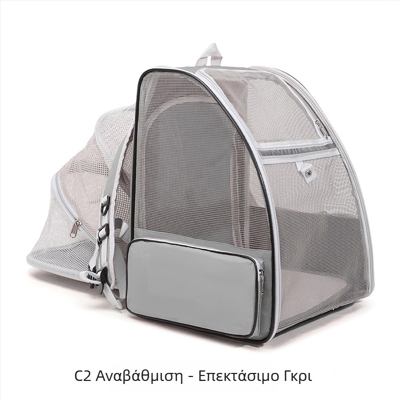 Διασυνοριακό αναπνεύσιμο σακίδιο πλάτης κατοικίδιων, επεκτάσιμη πτυσσόμενη τσάντα κατοικίδιων, σακίδιο πλάτης γάτας, φορητό σακίδιο πλάτης για εκδρομές, σχολική τσάντα γάτας