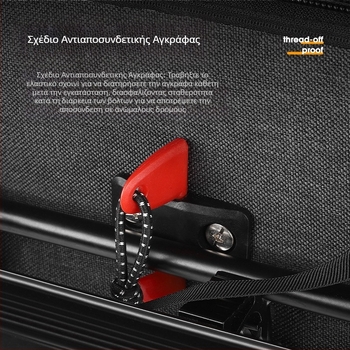 Τσάντα μεταφοράς ποδηλάτου West Rider, τσάντα μονής μεταφοράς, τσάντα μεταφοράς μονής ραφιού, τσάντα μεταφοράς με αντιανεμική πόρπη