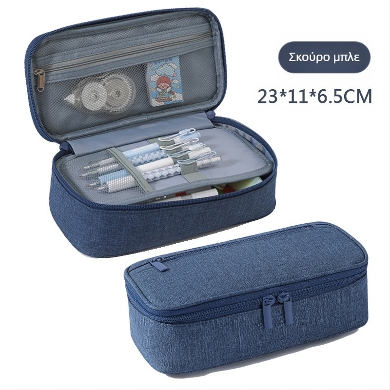 Θήκη για μολύβια, τσάντα για μολύβια πολλαπλών θέσεων, φορητή τσάντα για μολύβια, θήκη για μολύβια γραφείου, φορητή, μοναδική, μεγάλη τσάντα για μολύβια, τσάντα αποθήκευσης