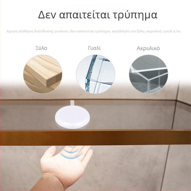 LED Λωρίδα Φωτισμού Αφής Dimmer Χειροκίνητος Αισθητήρας Σάρωσης Ελεγκτής Αρχική Ντουλάπα Ντουλάπα Διακόπτης Φωτισμού Χονδρική