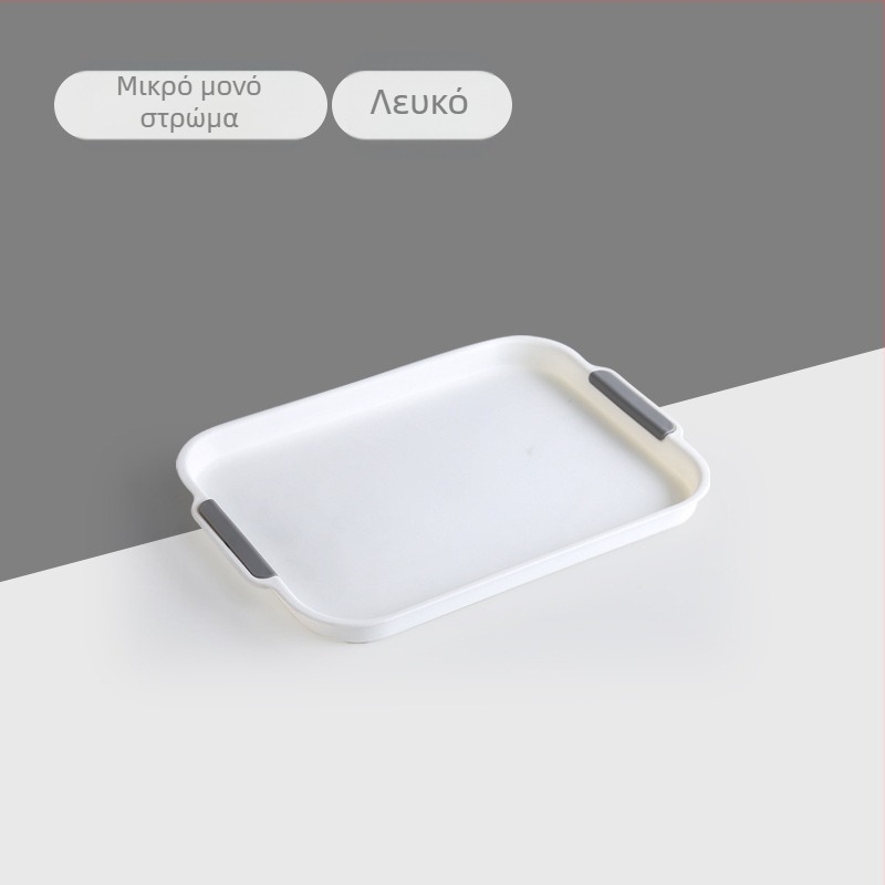 Δίσκος αποστράγγισης νερού για σαλόνι σπιτιού, δίσκος διπλής στρώσης, ορθογώνιος δίσκος τσαγιού, δίσκος φρούτων, πλαστικό δημιουργικό πιάτο φαγητού