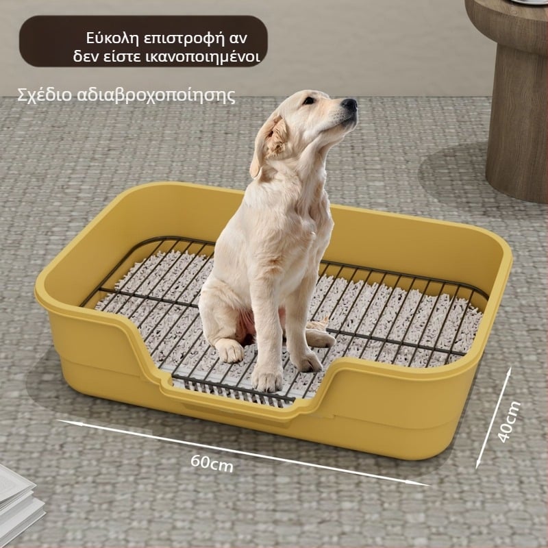 Σιδερένια τουαλέτα σκύλου με μεγάλο φράχτη, αντιολισθητικό, ουρητήριο σκύλου, μεγάλο, μεσαίο, μικρό, επίπεδο, για σκύλους, είδη κατοικίδιων ζώων