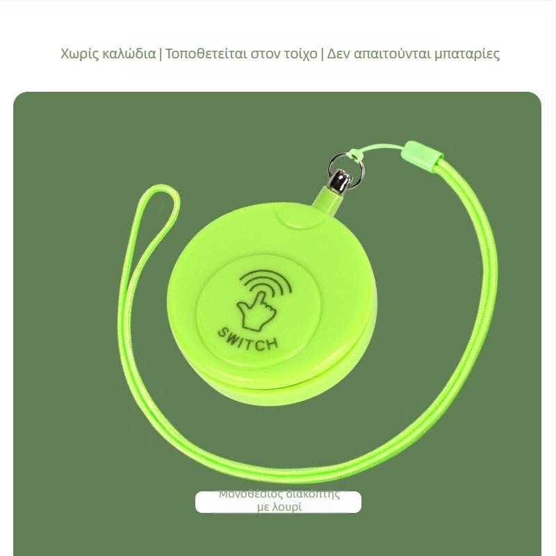 Αυτοπαραγωγός ασύρματος διακόπτης οικιακής χρήσης από μονό έως διπλό έλεγχο πολλαπλών ελέγχων, χωρίς καλωδίωση, χωρίς τυχαία επικόλληση, χωρίς μπαταρία, με εύκολο πάτημα