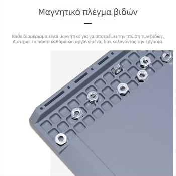 Πάγκος εργασίας επισκευής κινητών τηλεφώνων υπολογιστών με μαγνητικό θερμομονωτικό μαξιλαράκι σιλικόνης, ανθεκτικό σε υψηλές θερμοκρασίες, επιτραπέζιο μαξιλαράκι συγκόλλησης με πιστόλι θερμού αέρα