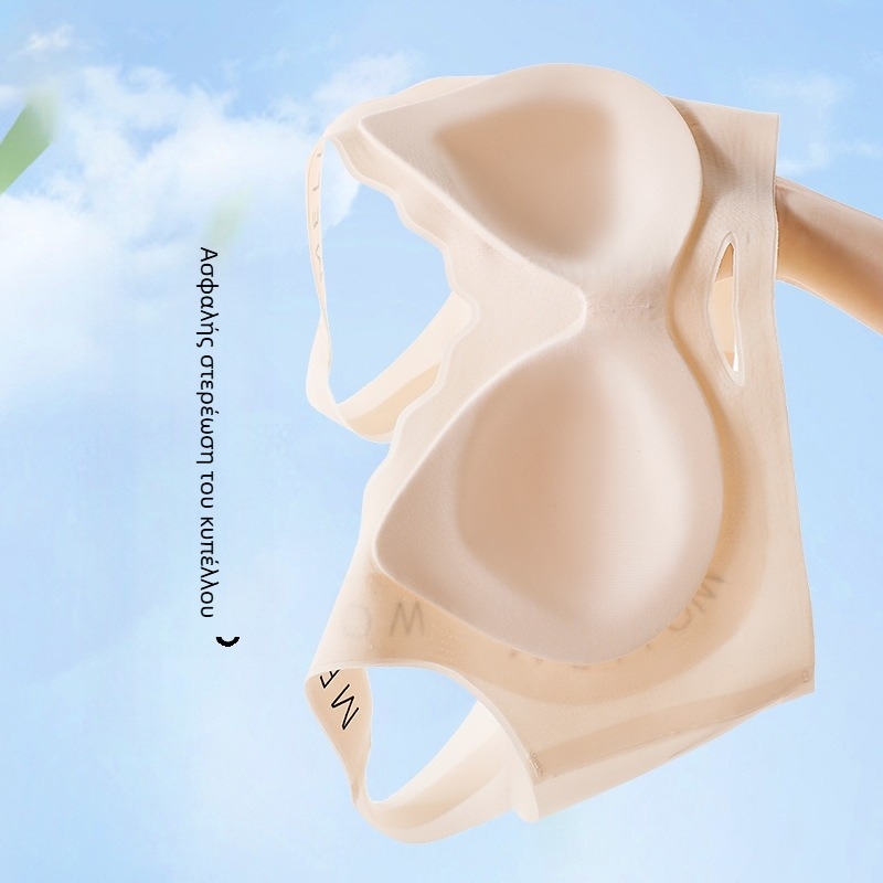 Καλοκαιρινό, λεπτό, αθλητικό σουτιέν με γράμματα και ραφές, για γυναίκες, μεγάλο στήθος, μικρό, χωρίς ατσάλι, με δαχτυλίδια, για μεγάλα μεγέθη