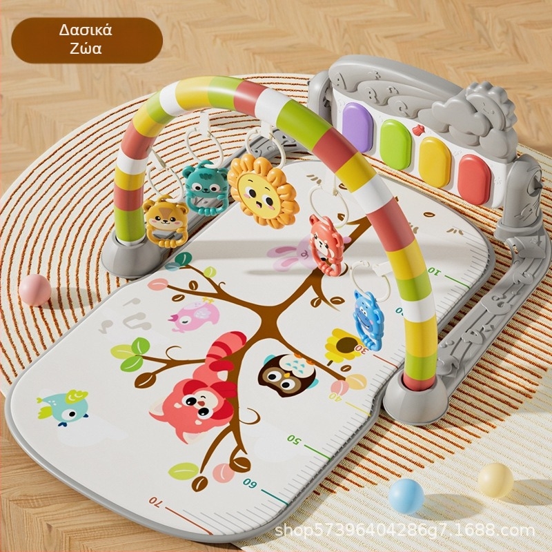 Διασυνοριακή, Hot-Selling Βάση Γυμναστικής για Μωρά, Μουσικό Πεντάλ, Παιχνίδι Πιάνου για Νεογέννητα Μωρά, 36 Μηνών