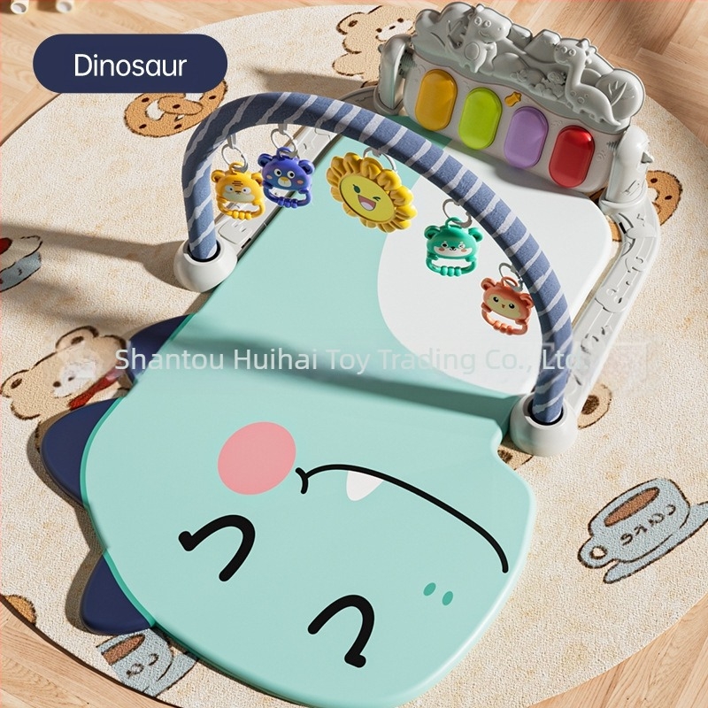 Βάση γυμναστικής πιάνου για νεογέννητα ποδιών Amazon με πολυλειτουργικό παιχνίδι EN71 για νεογέννητα, με συρόμενο χαλάκι πιάνου