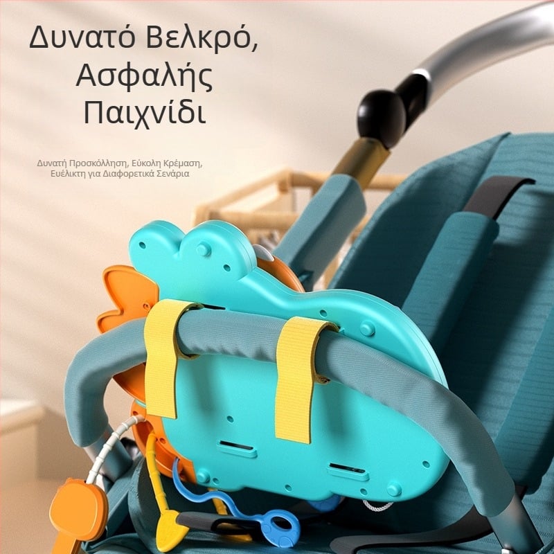 Νέο διασυνοριακό τιμόνι δεινοσαύρων Lala Le Busy Board Montessori Πολυλειτουργική προσομοίωση μωρού συνοδηγός παρτίδα παιχνιδιών