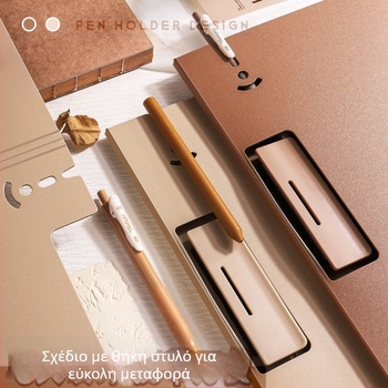 Φάκελος γραφείου Maillard A4 με κλιπ χαρτονιού, χρώμα Mocha Mousse, υψηλής ποιότητας, πολυλειτουργικό μπλοκ γραφής και ζωγραφικής για μαθητές