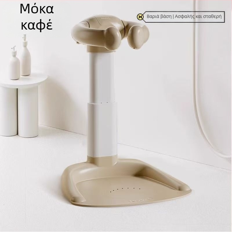 Βρεφικό κατακόρυφο ντους με όρθια μπανιέρα, αντιολισθητικό και αντιολισθητικό πλαίσιο στήριξης ντους για πλύσιμο άκρων νηπίων